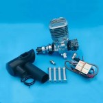 Original DLE 65CC GAS Engine Single Cylinder Two Stroke Side Exhaust 65cc for UAV Rc Airplane Gas Engine